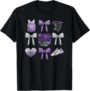NBA Sacramento Kings Bow Grid T-Shirt