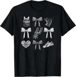 NBA San Antonio Spurs Bow Grid T-Shirt