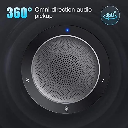 New in box! Omnidirectional USB Speaker & Microphone for PC, Gaming, Zoom, Face time, Chatting, Skype, Online Course, Yahoo Recording, YouTube Recording, Google Voice Search and Steam with crystal clear sound! Retails $80 