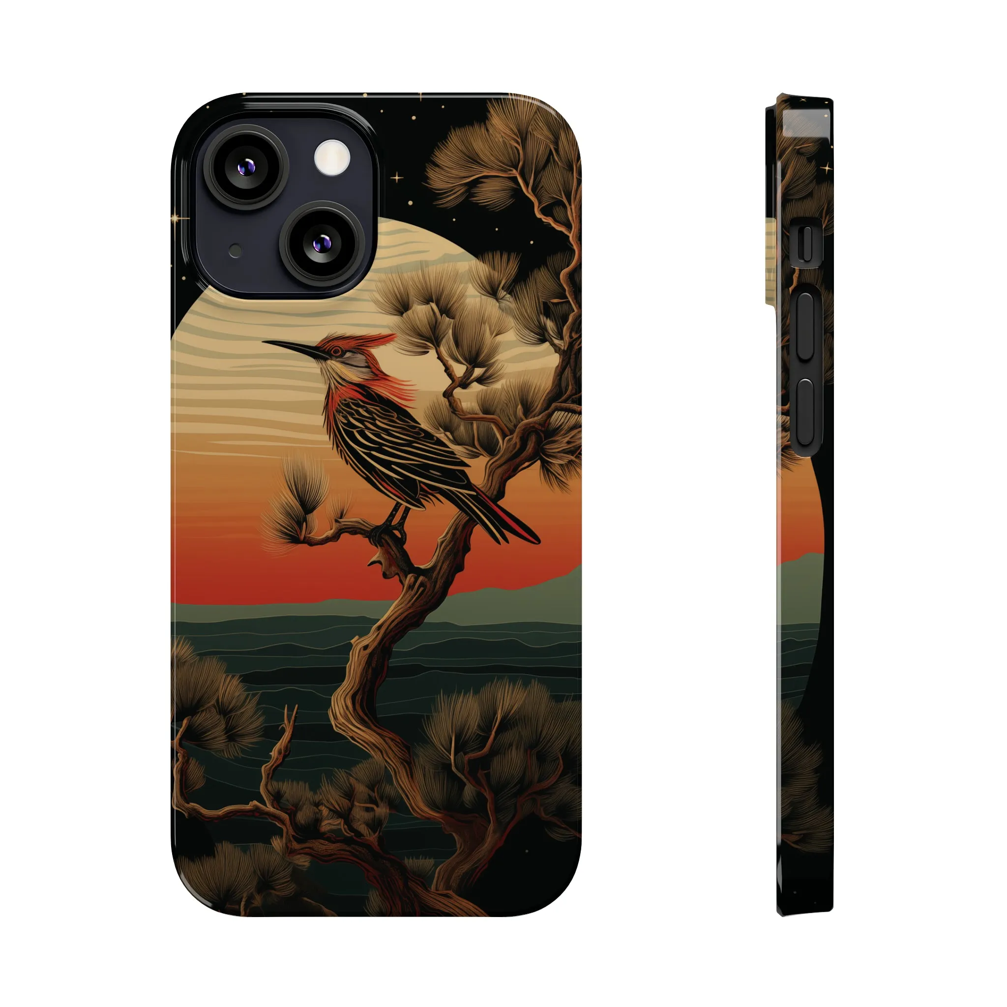 Nocturne Silhouettes : Hoopoe's Evening Council Snap-on Phone Case