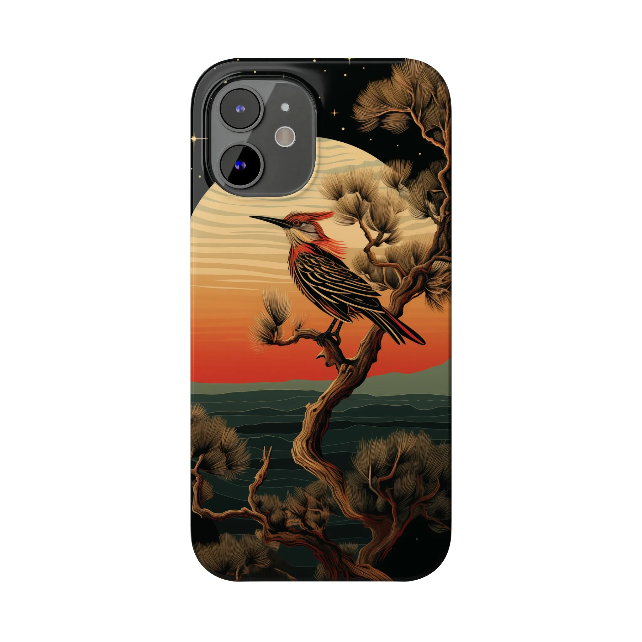 Nocturne Silhouettes : Hoopoe's Evening Council Snap-on Phone Case