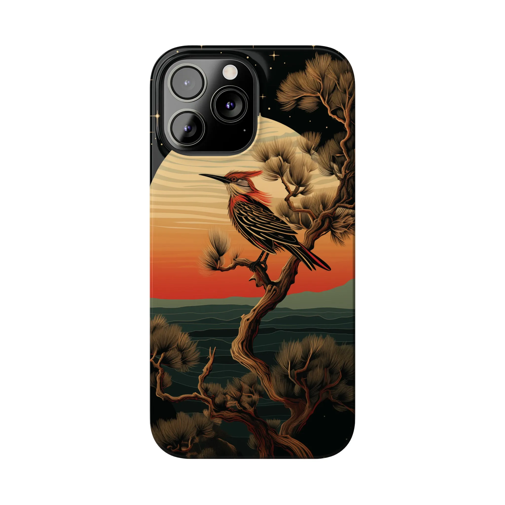 Nocturne Silhouettes : Hoopoe's Evening Council Snap-on Phone Case