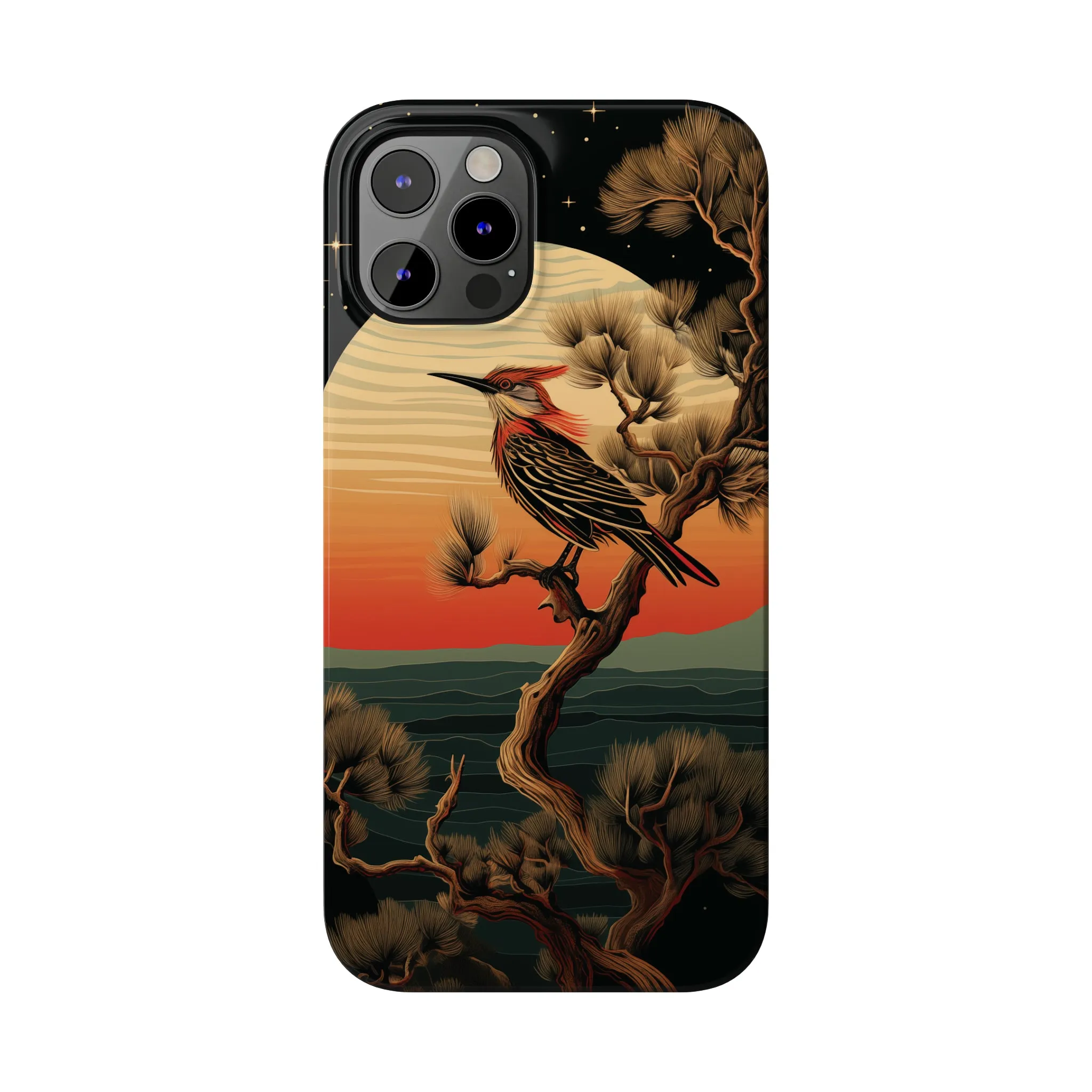 Nocturne Silhouettes : Hoopoe's Evening Council Snap-on Phone Case