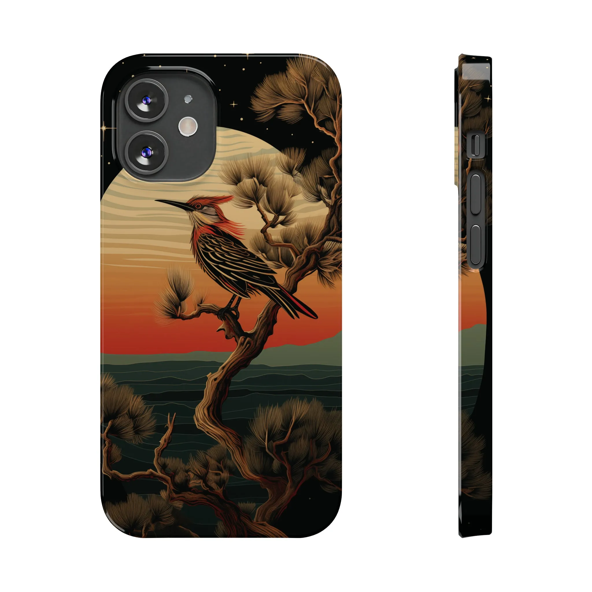 Nocturne Silhouettes : Hoopoe's Evening Council Snap-on Phone Case