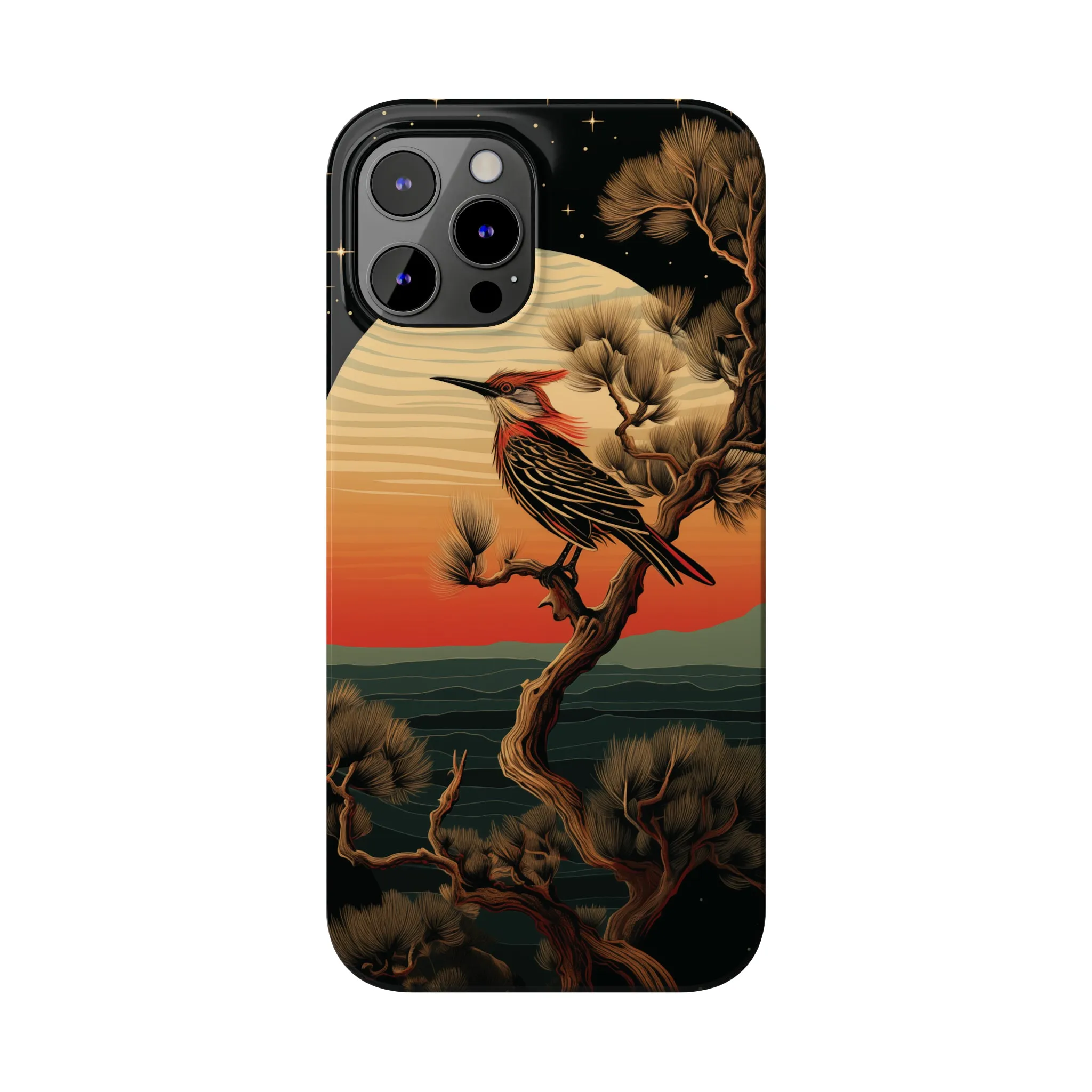 Nocturne Silhouettes : Hoopoe's Evening Council Snap-on Phone Case
