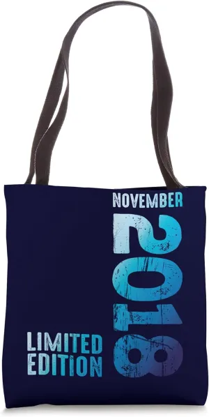 November 2018 Year 2018 Retro 2018 Vintage 2018 Edition Tote Bag