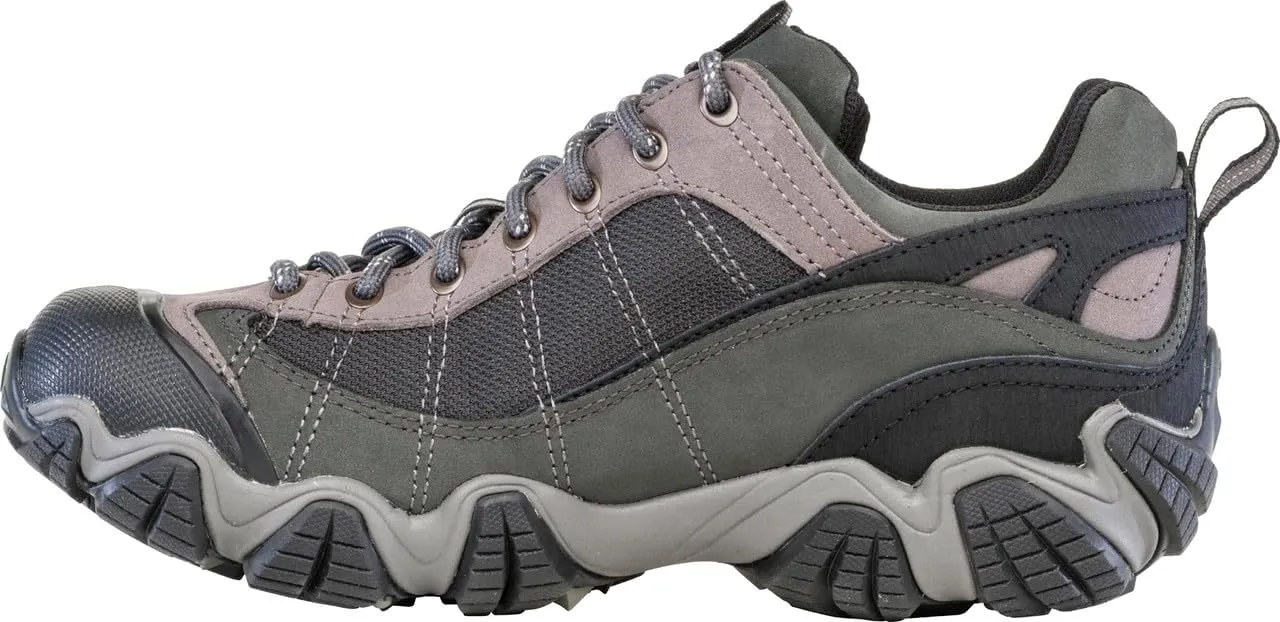 Oboz Men's Firebrand II Low B-Dry, Gray, 8.5