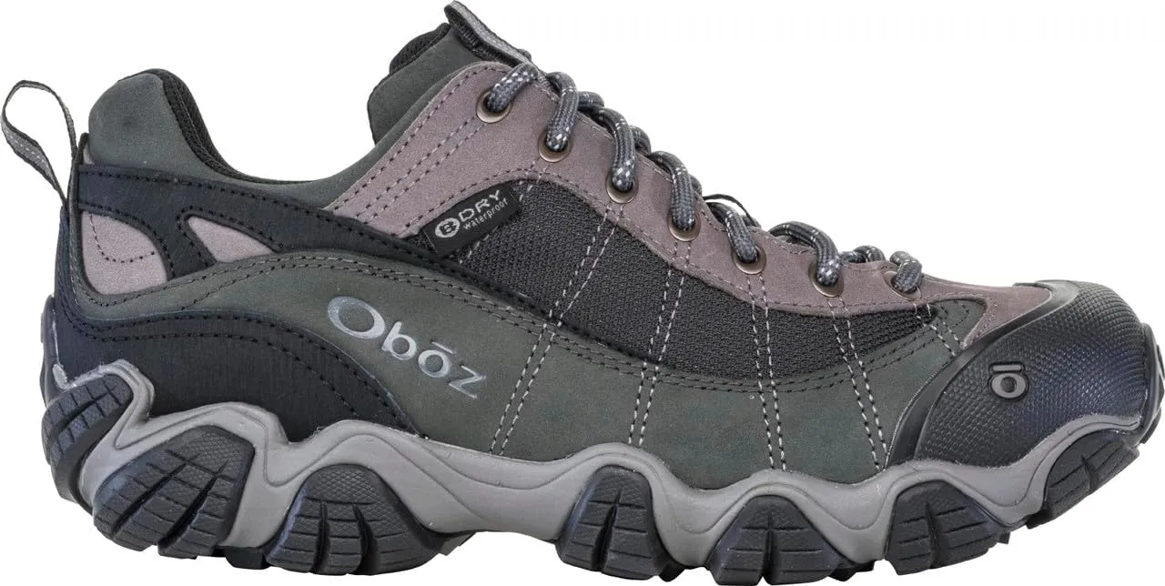 Oboz Men's Firebrand II Low B-Dry, Gray, 8.5