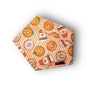 Orange Stripes & Pumpkin Spice Lattes Bandana
