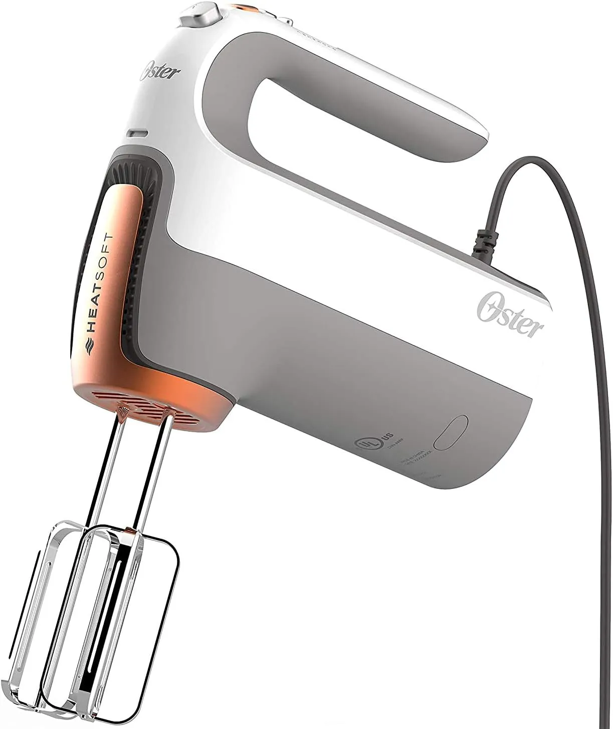 Oster HeatSoft Hand Mixer, One Size, gray