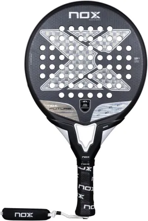 Padel Racket Future Control 12K Alum NFA Edition | Round Shape Pala de Padel | Carbon Alum 12K Face, EV50 Core & 3D Texture | Precision, Power & Spin for Advanced Players | Racket for Adults