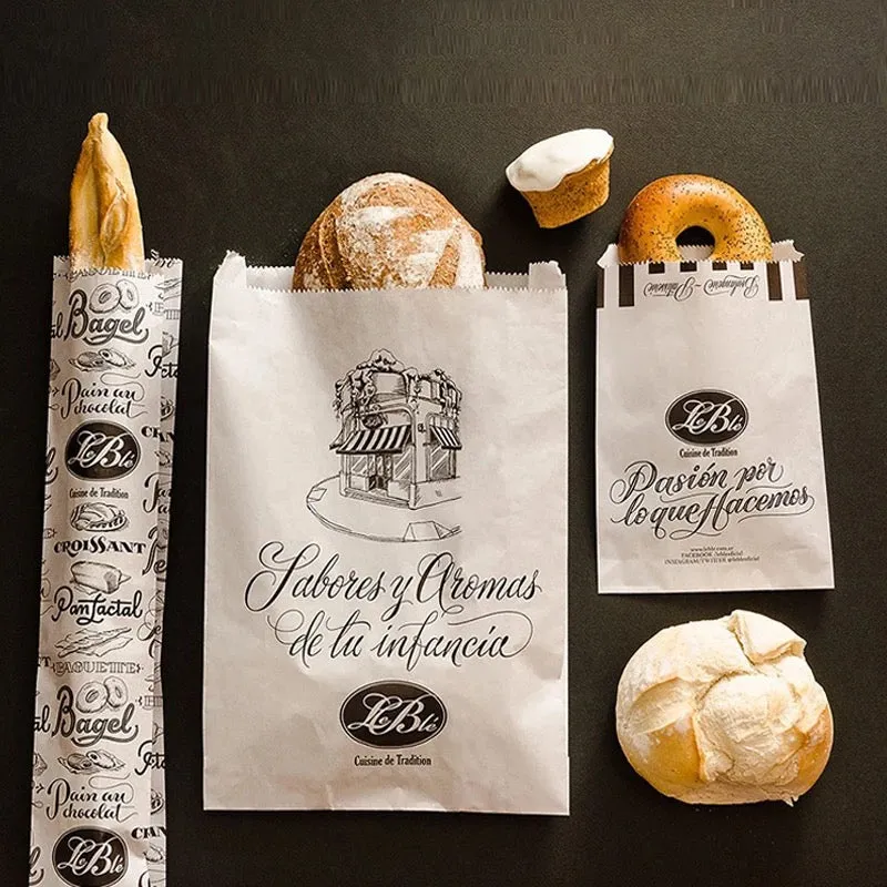 Paper Snack, Pastry, Sandwich and Cookie Bags | Fully Customizable