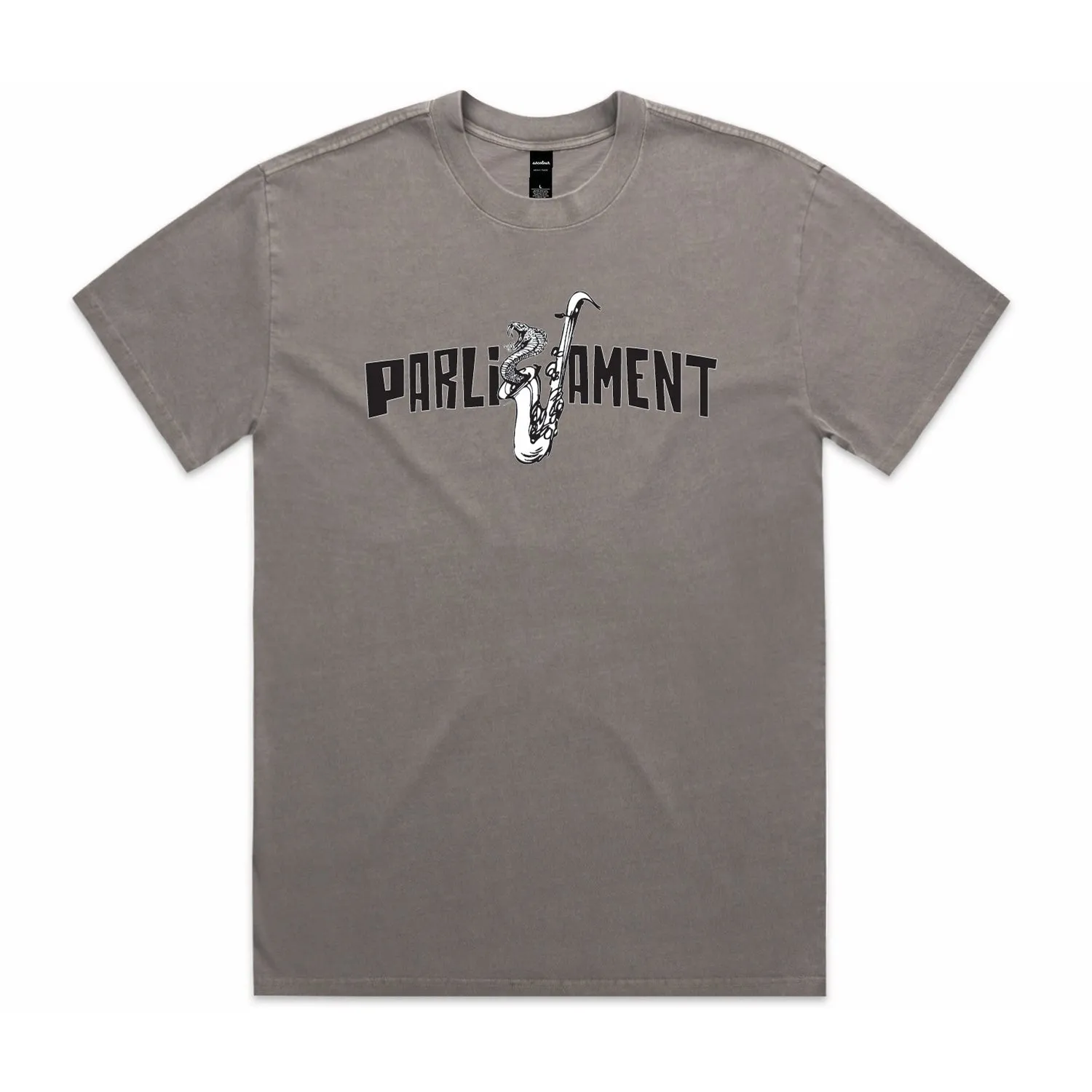 Parliament - Snake Jazz Tee - Vintage Grey