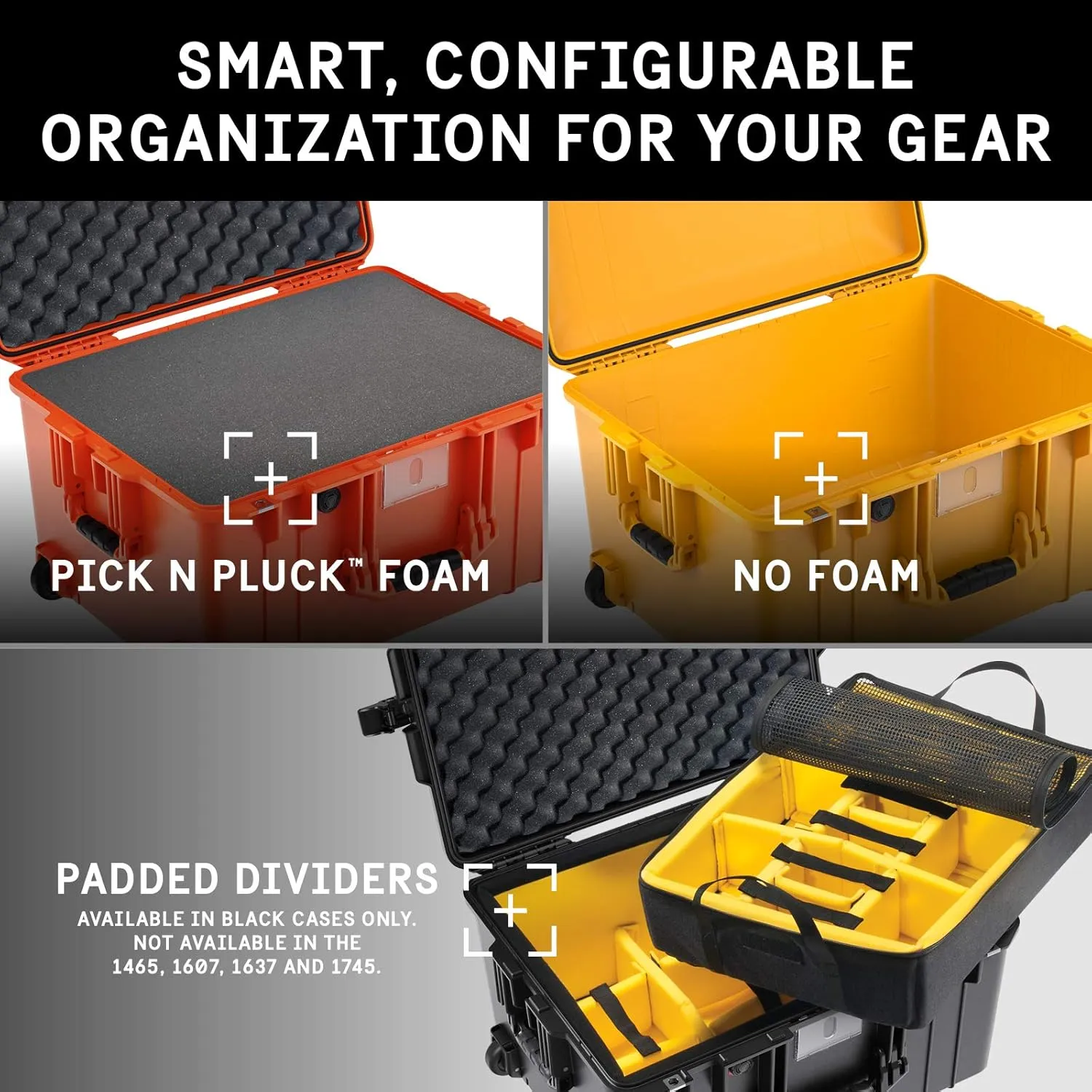 Pelican Air 1607 Case with Foam - Black