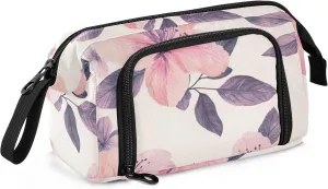 Pencil Case Pouch Aesthetic With Zipper Cute Cosmetic Bag Large For Teen Girls Boys Adults Boho Azalea Pink