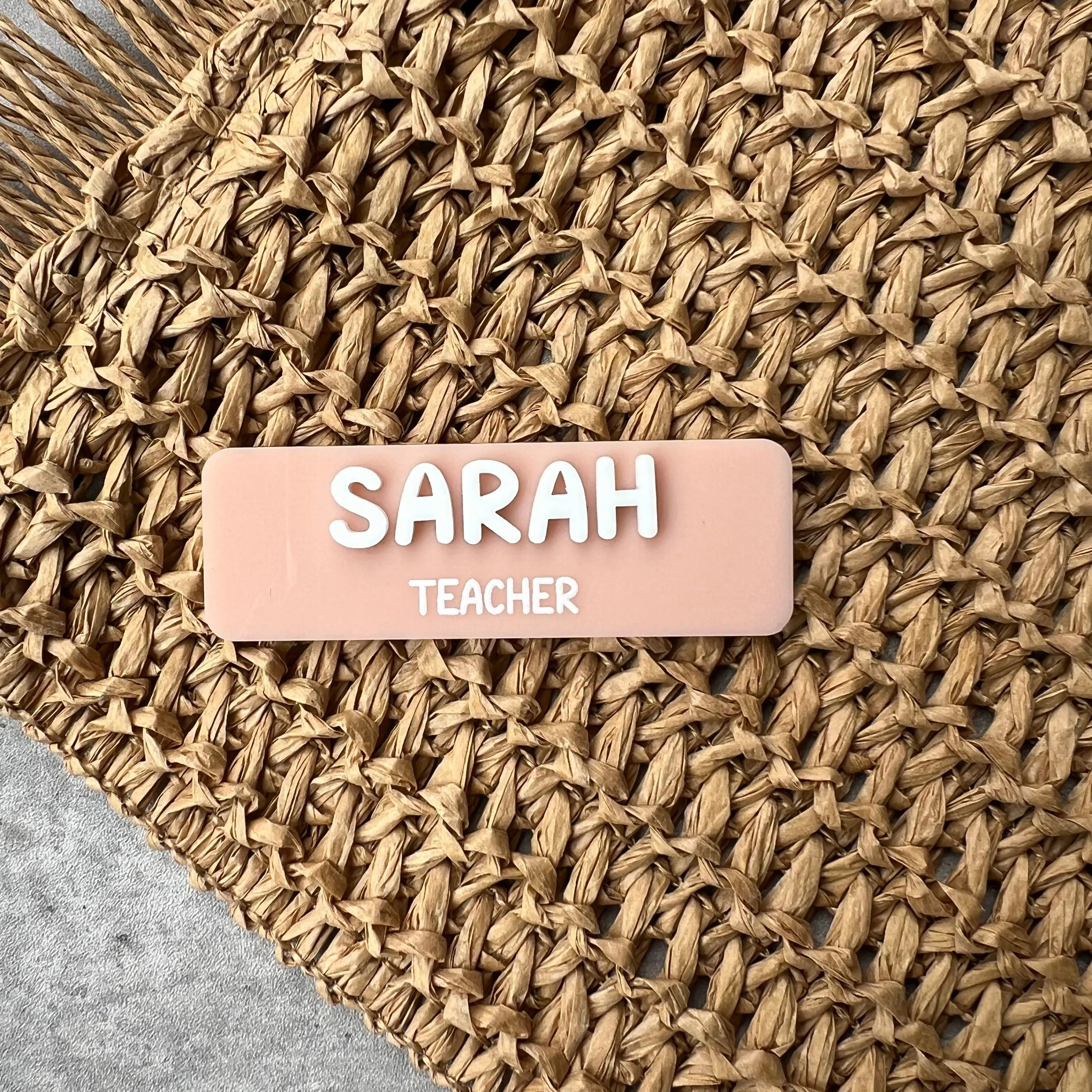 Personalised 3D Name Badges