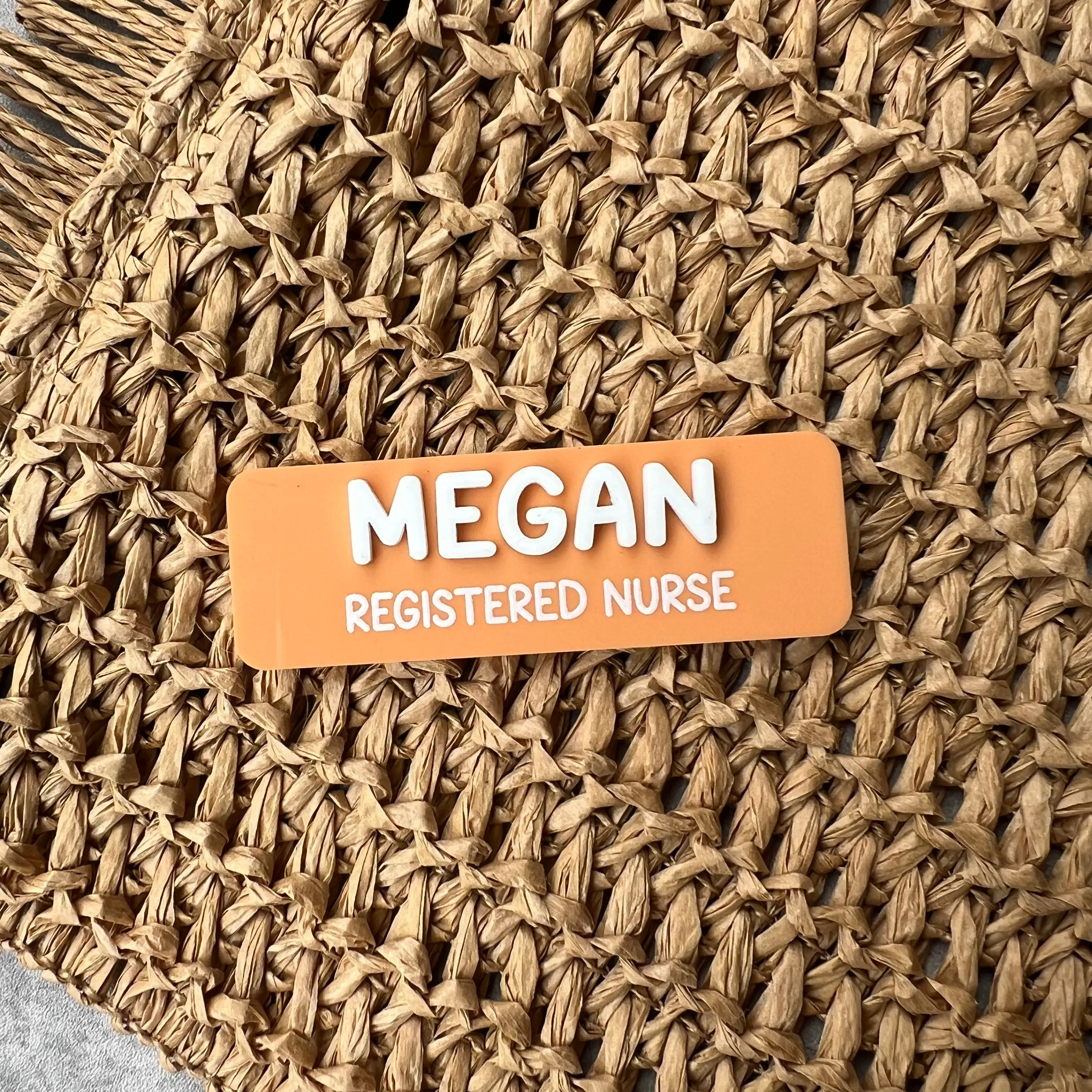 Personalised 3D Name Badges