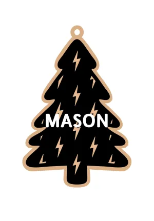 Personalized Bolts Tree Magnet/Ornament/Tag