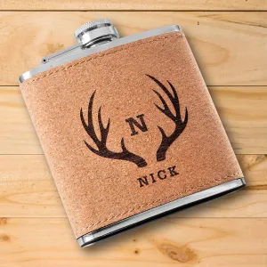 Personalized Cork Flask