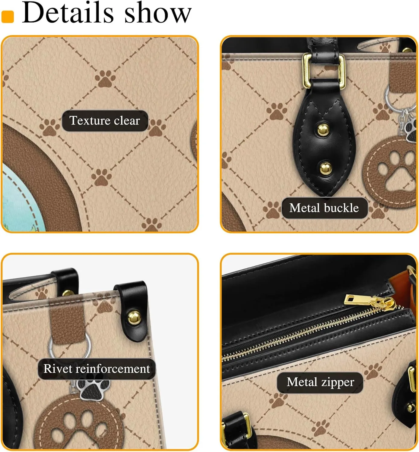 Personalized Dachshund Dog Handbags, Custom Name Dog Leather Bags, Purses, Shoulder Bag, Gift For Dog Mom Dog Lover