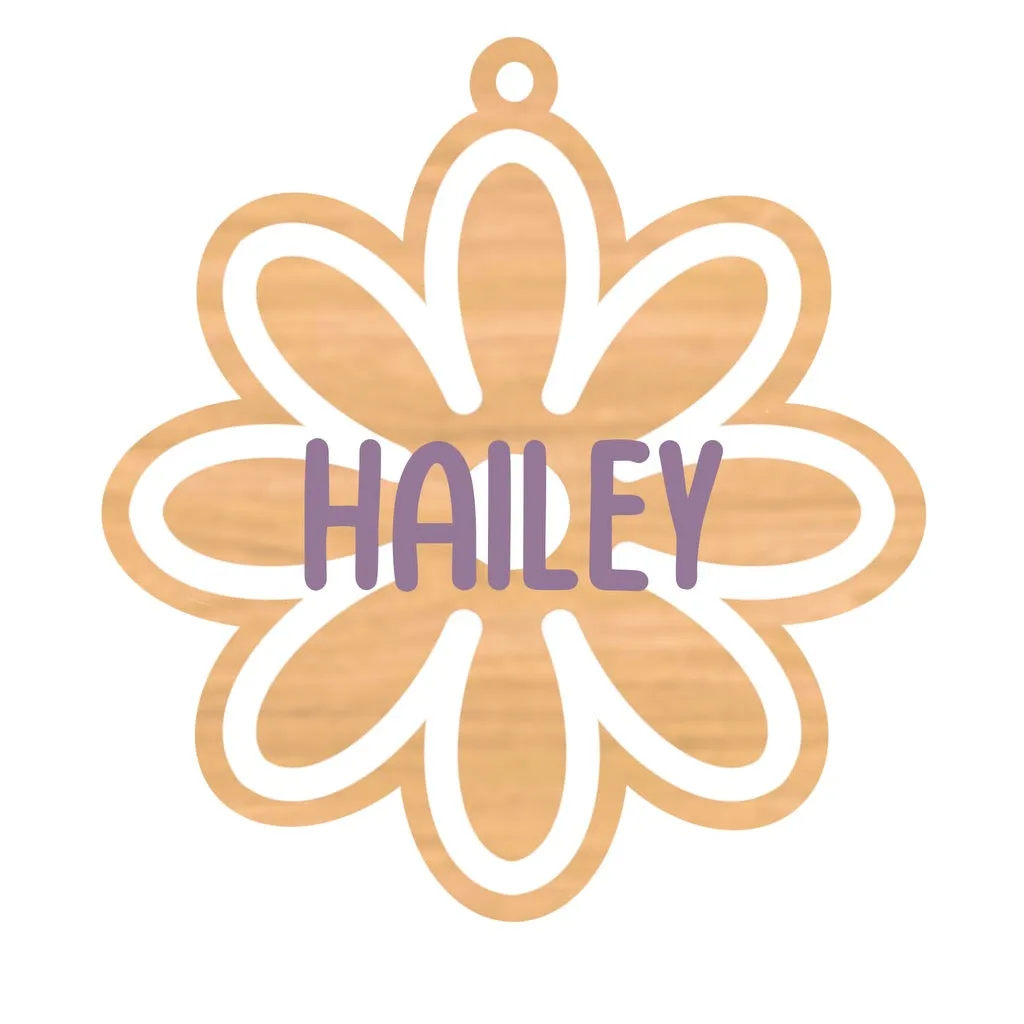 Personalized Daisy Magnet/Tag - Style 2