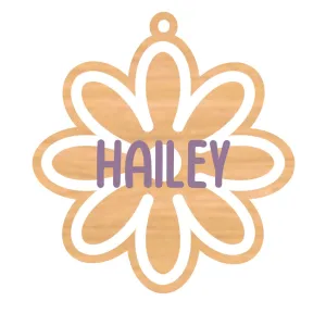 Personalized Daisy Magnet/Tag - Style 2