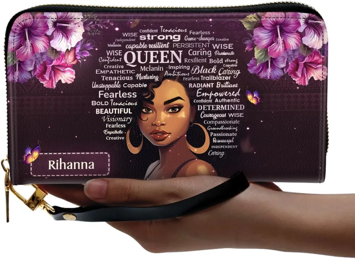 Personalized Leather Handbag For Women - Matching Design Purses And Wallet - Mothers Day Gifts For Women