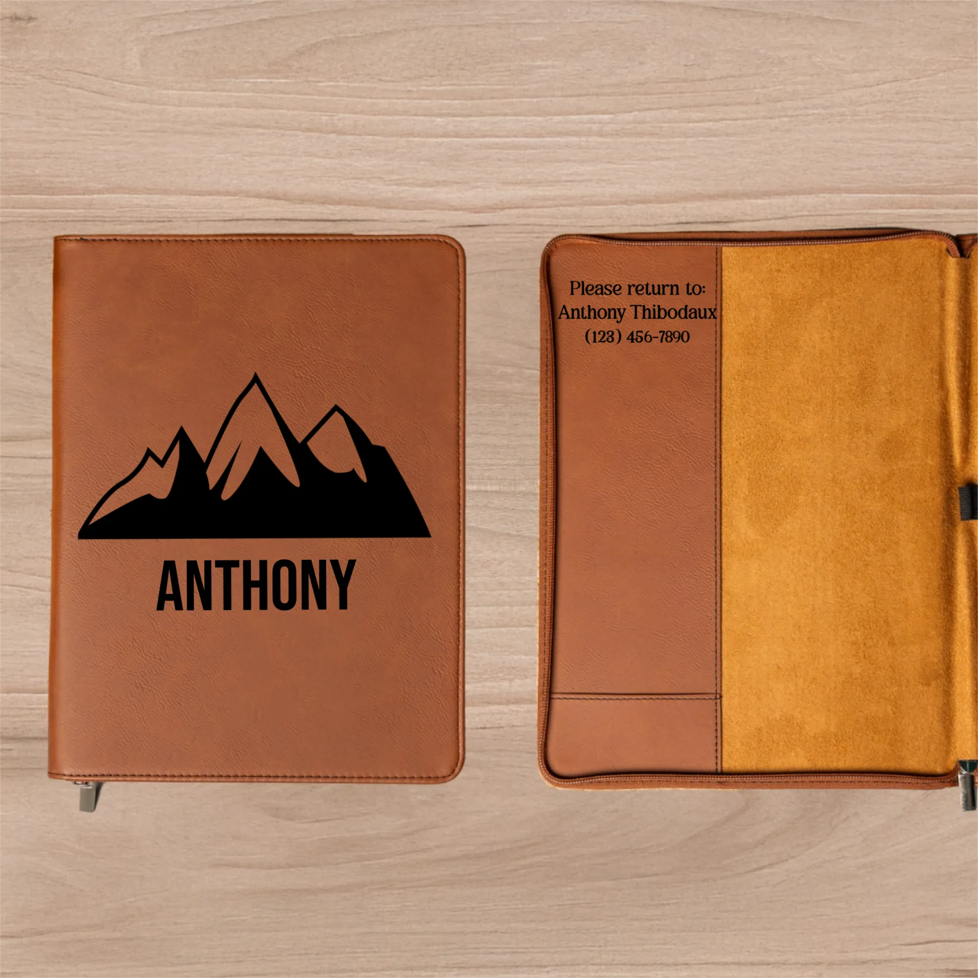 Personalized Leather Portfolios
