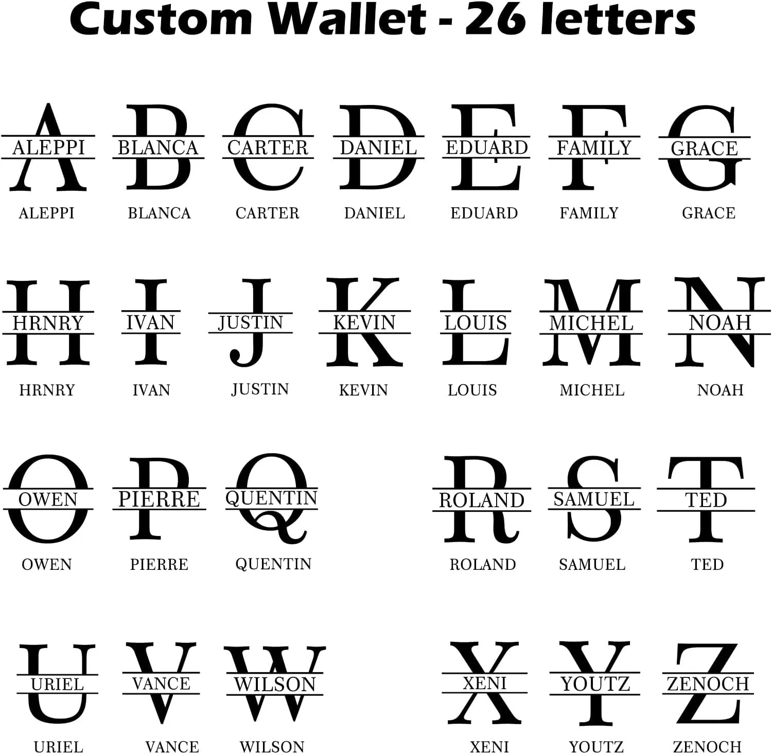 Personalized Photo Mens Wallets Leather: Custom Initial Name Bi-fold Wallet for Men Father - Men's wallets Wallet for Dad Boyfriend Grandpa Birthday Gift (Brown Photo Name)