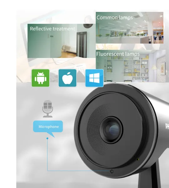 Philips PSE0510 1080P Full HD Smart Video Conference Camera