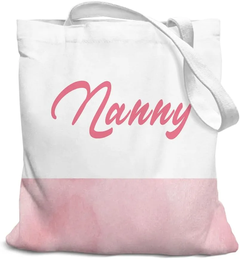 Pink Grandma Gifts Tote Bag, Gifts for Grandma, Grandma Gifts from Grandkids, Best Grandma Christmas Birthday Gifts