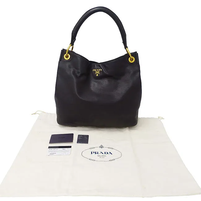 Prada Calf Leather Tote Bag