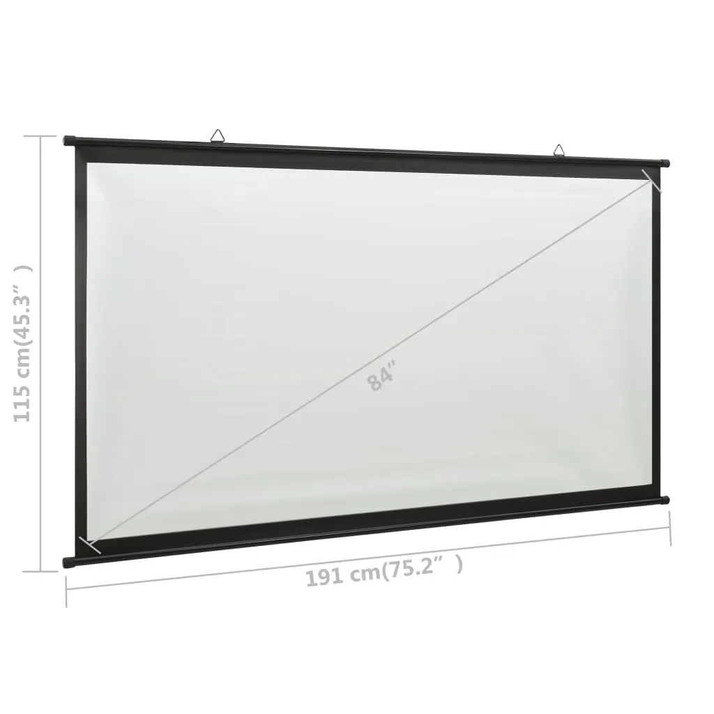 Projection Screen Home Theater Screen Pull-down Projector Screen 16:9