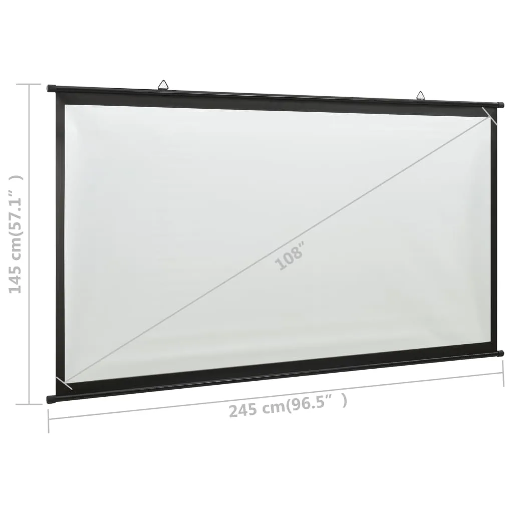Projection Screen Home Theater Screen Pull-down Projector Screen 16:9