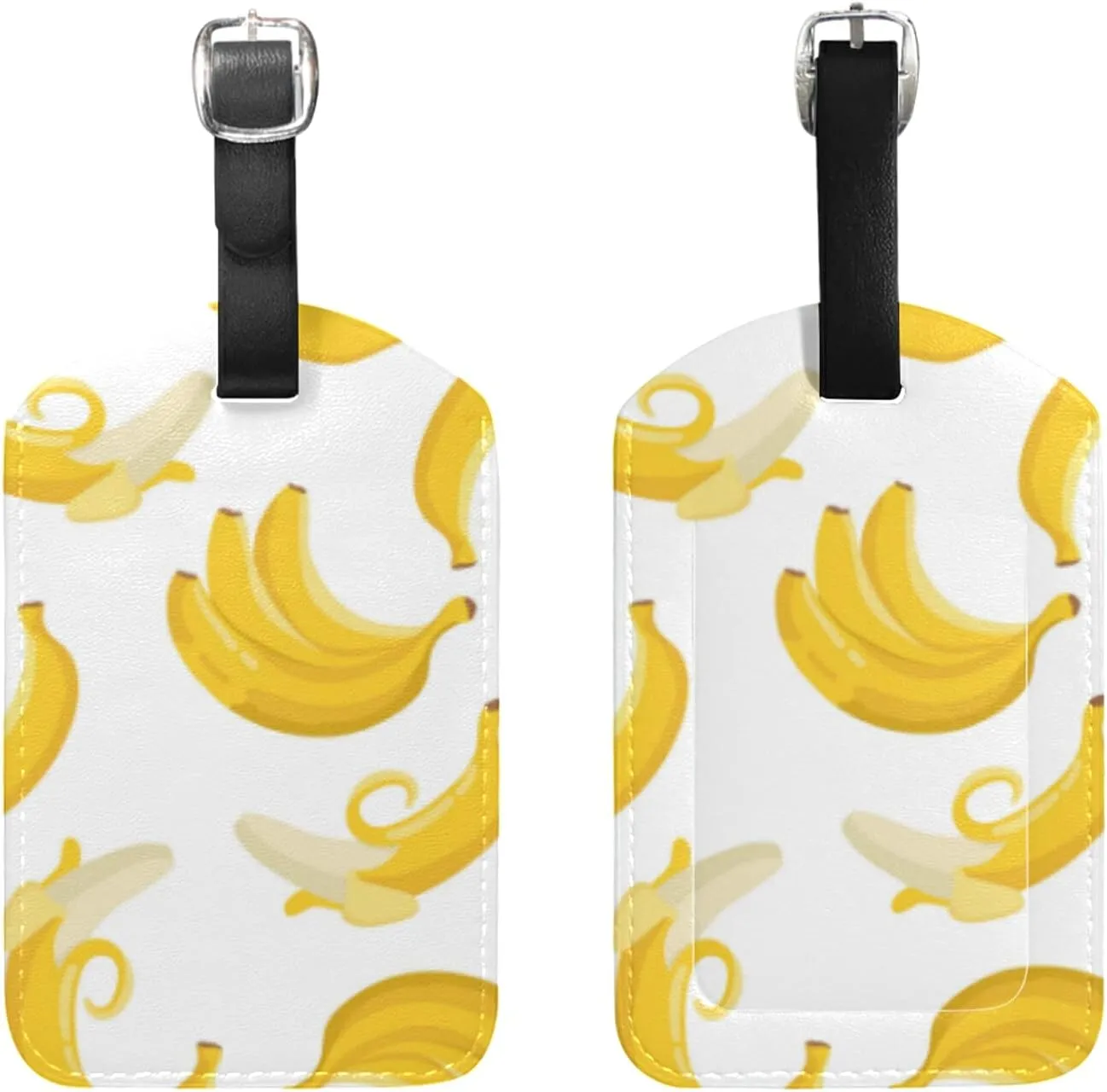PU Leather Baggage Tag Luggage Tag Travel ID Bag Label for Suitcase Identifiers