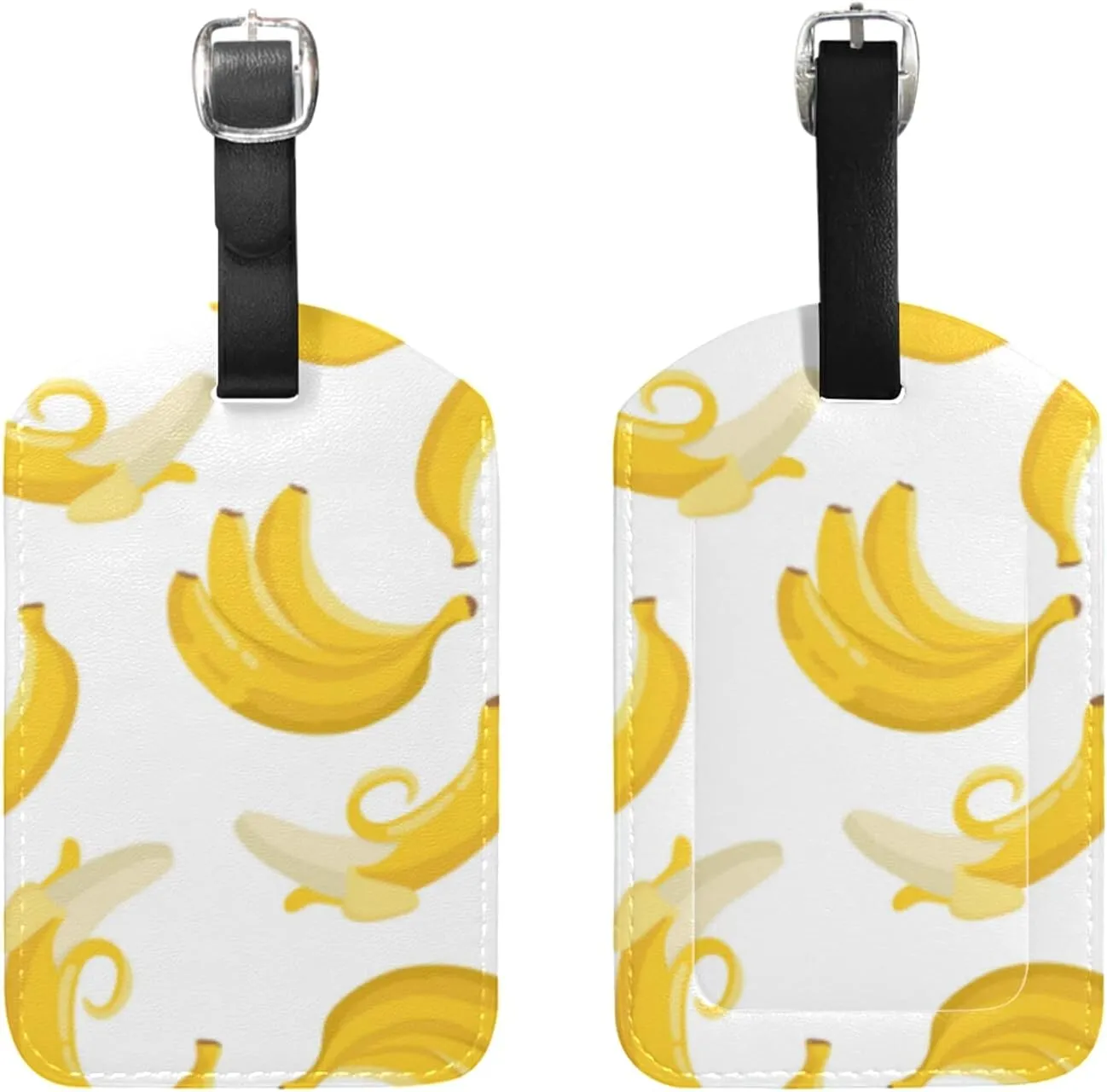 PU Leather Baggage Tag Luggage Tag Travel ID Bag Label for Suitcase Identifiers