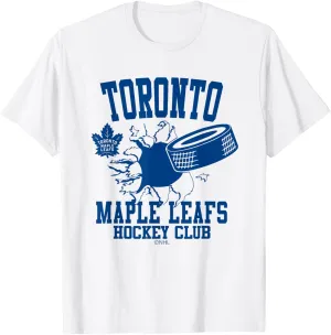 Puck Burst White Officially Licensed T-Shirt