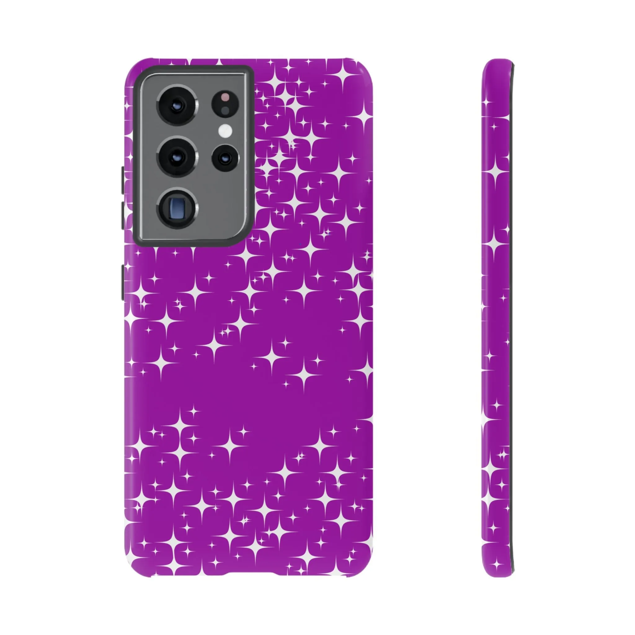 Purple Sparkling Samsung Galaxy Phone Case - Stylish Protection for All Occasions, Gifts for friends, Gifts for love ones, Gifts for colleagues