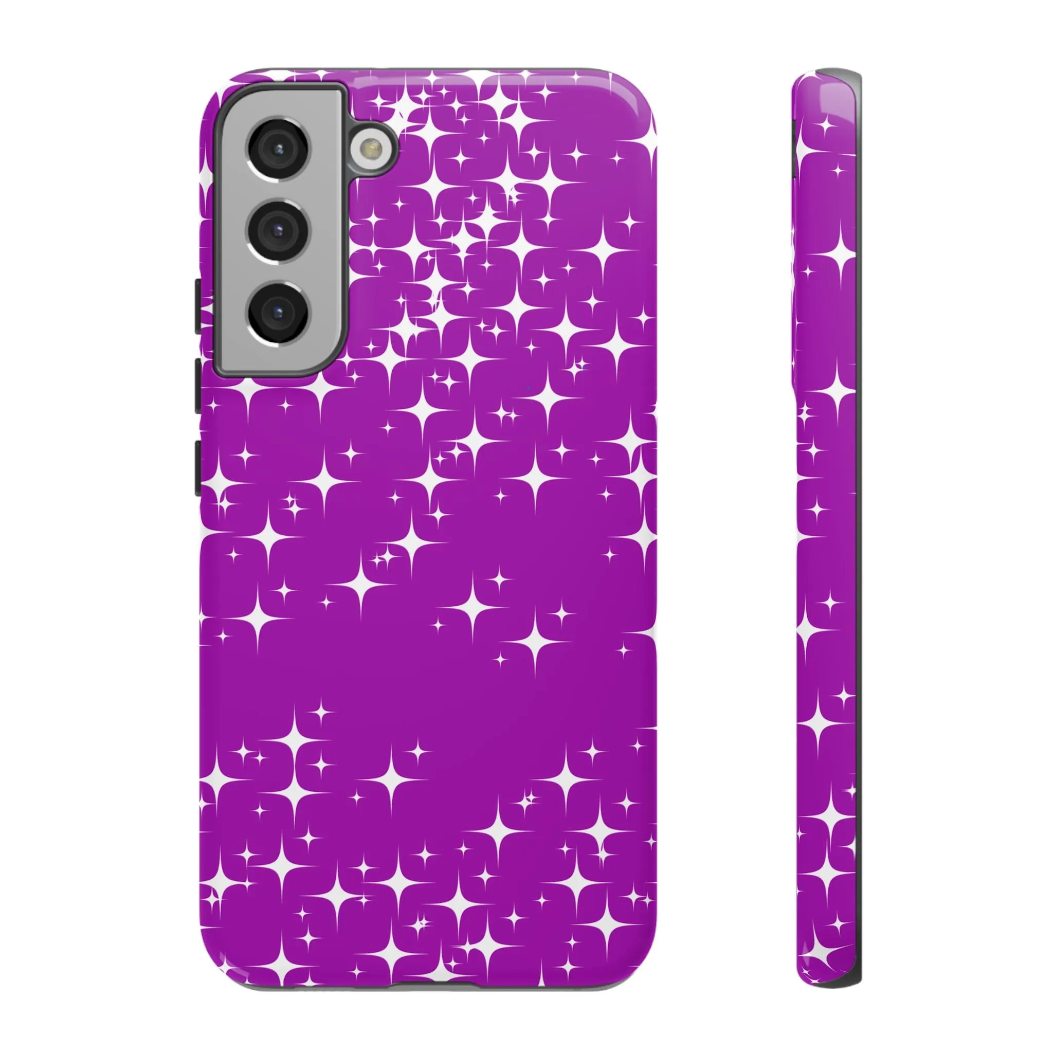 Purple Sparkling Samsung Galaxy Phone Case - Stylish Protection for All Occasions, Gifts for friends, Gifts for love ones, Gifts for colleagues
