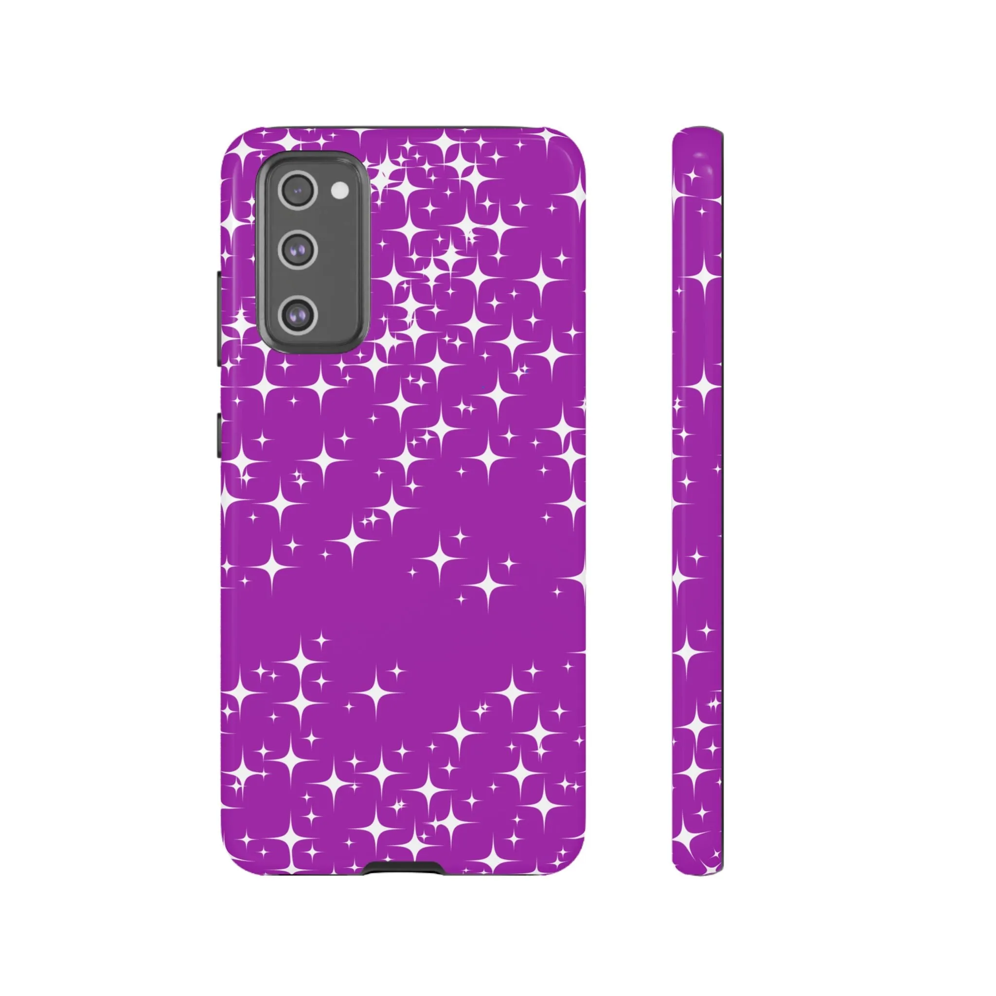 Purple Sparkling Samsung Galaxy Phone Case - Stylish Protection for All Occasions, Gifts for friends, Gifts for love ones, Gifts for colleagues
