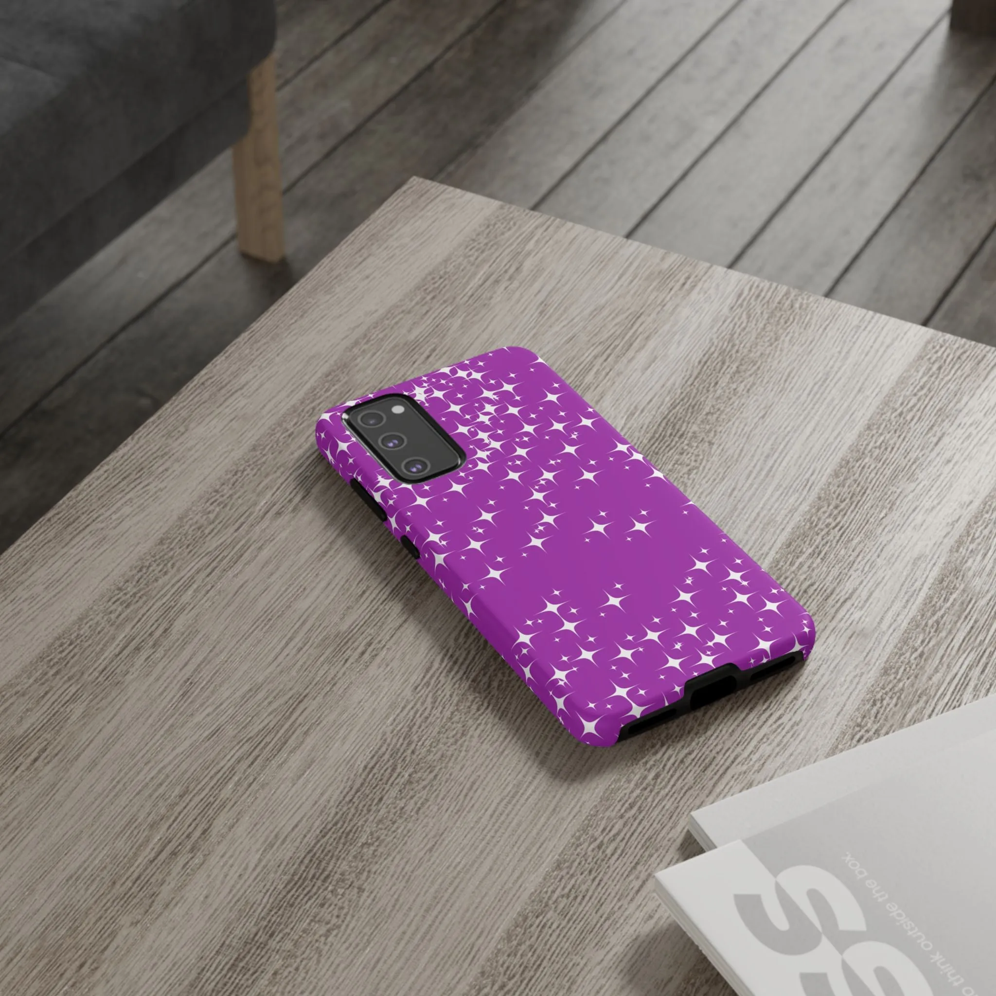 Purple Sparkling Samsung Galaxy Phone Case - Stylish Protection for All Occasions, Gifts for friends, Gifts for love ones, Gifts for colleagues