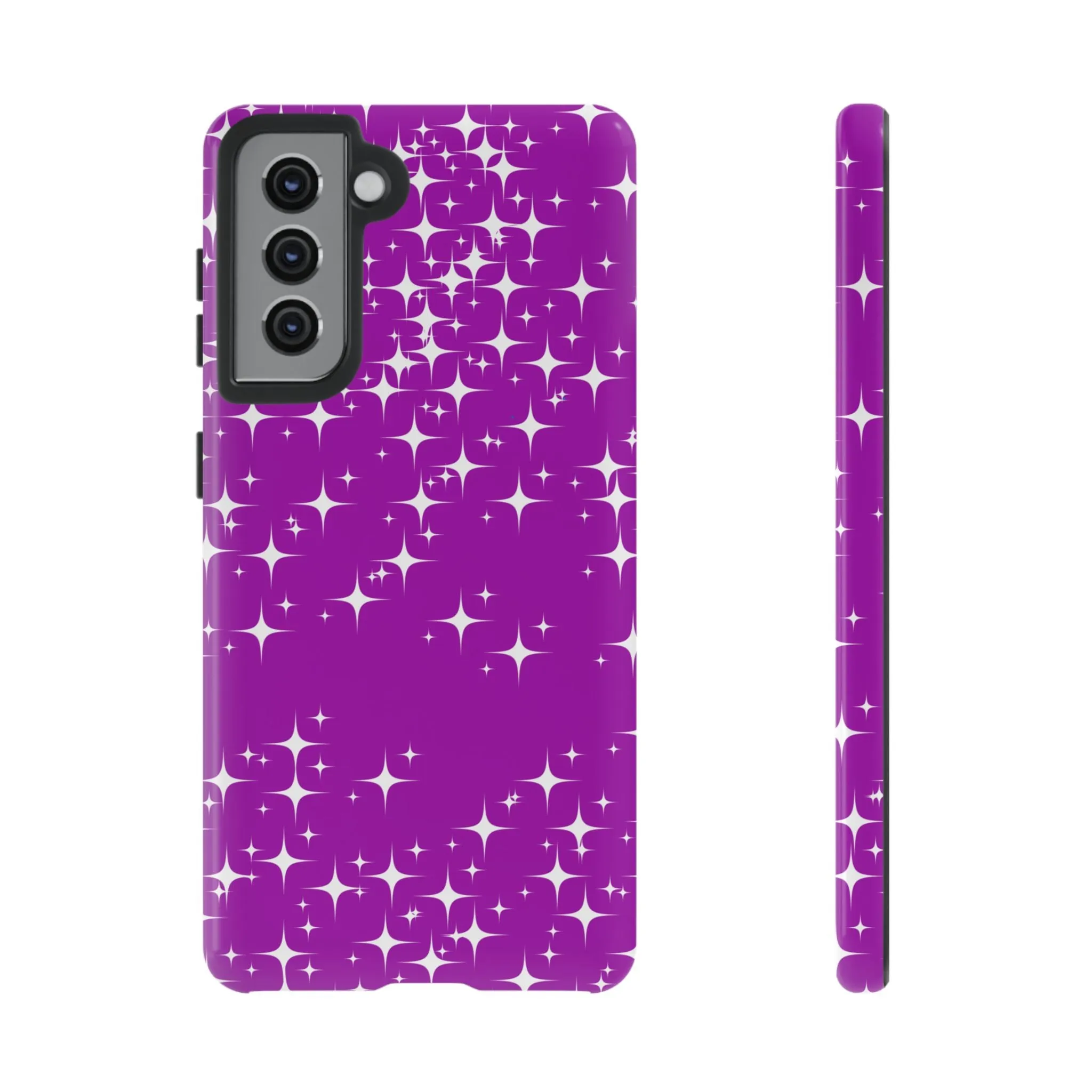 Purple Sparkling Samsung Galaxy Phone Case - Stylish Protection for All Occasions, Gifts for friends, Gifts for love ones, Gifts for colleagues
