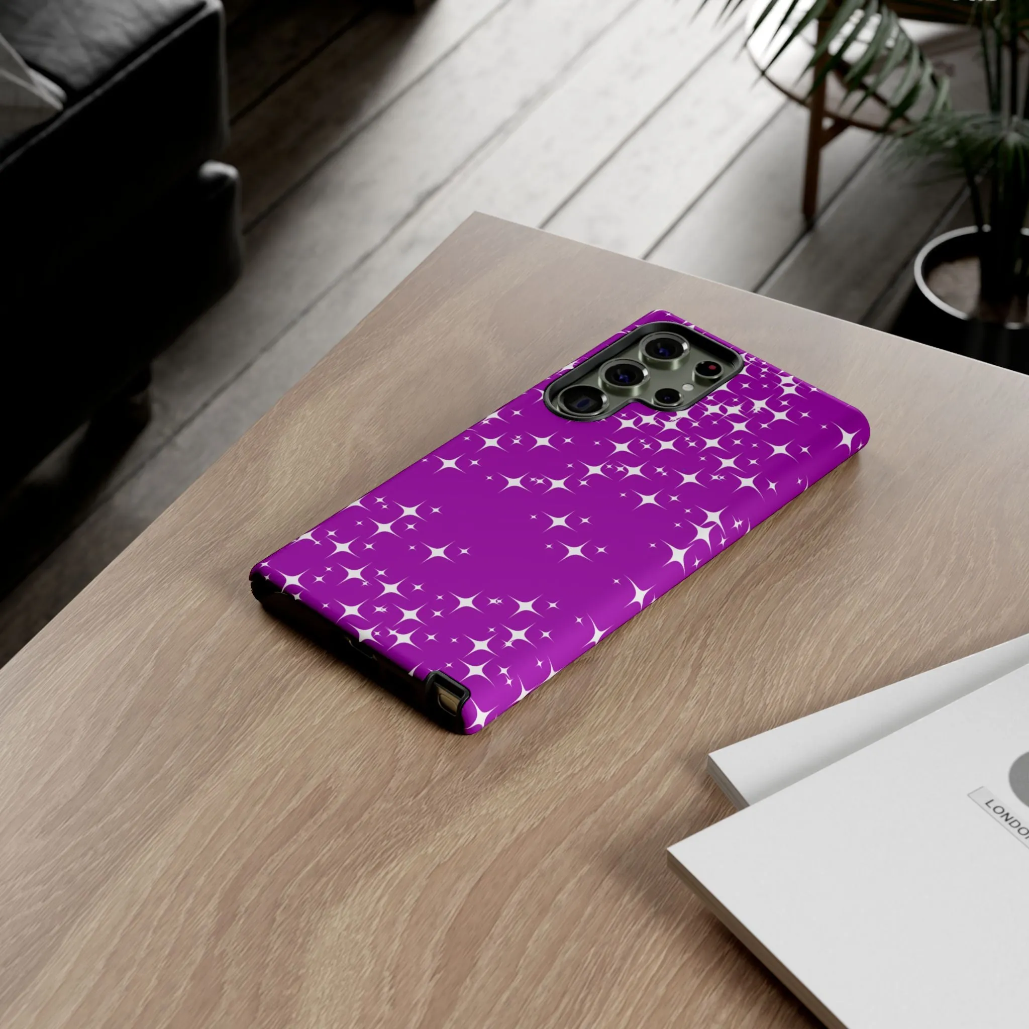 Purple Sparkling Samsung Galaxy Phone Case - Stylish Protection for All Occasions, Gifts for friends, Gifts for love ones, Gifts for colleagues