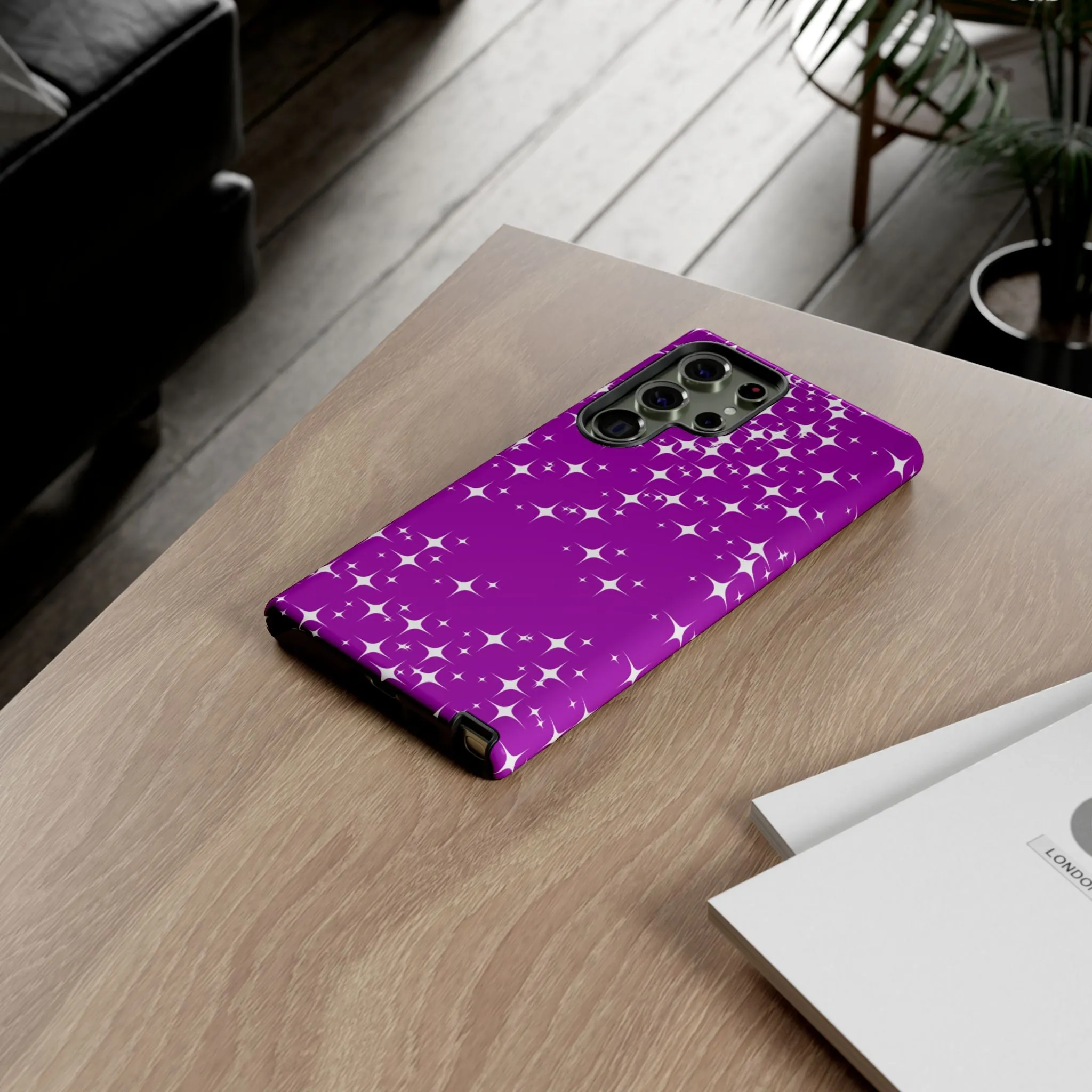 Purple Sparkling Samsung Galaxy Phone Case - Stylish Protection for All Occasions, Gifts for friends, Gifts for love ones, Gifts for colleagues