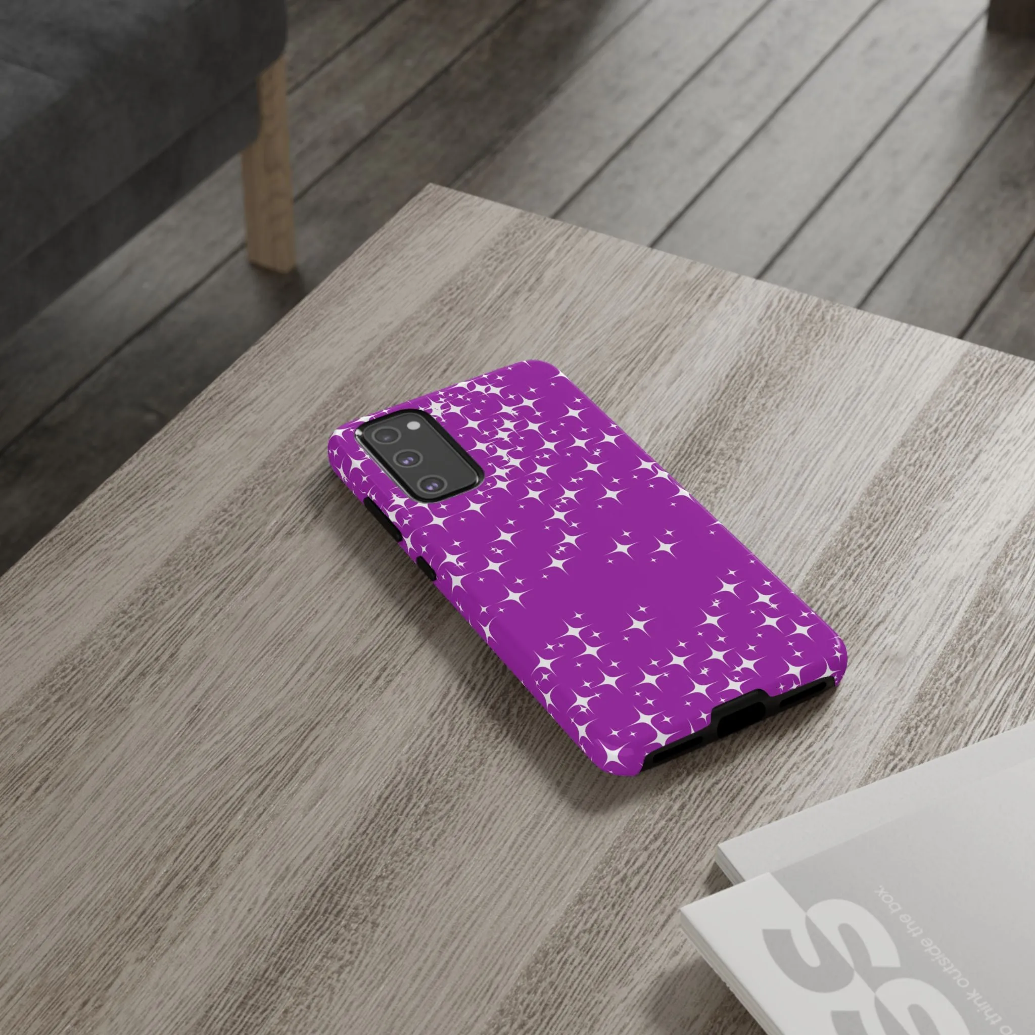 Purple Sparkling Samsung Galaxy Phone Case - Stylish Protection for All Occasions, Gifts for friends, Gifts for love ones, Gifts for colleagues