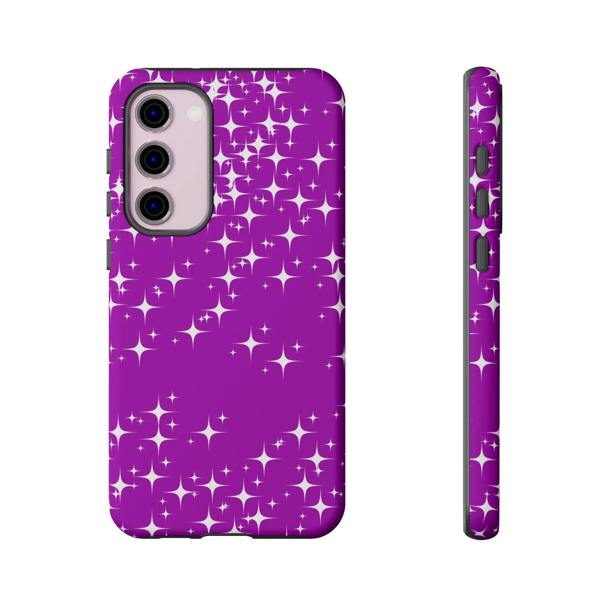 Purple Sparkling Samsung Galaxy Phone Case - Stylish Protection for All Occasions, Gifts for friends, Gifts for love ones, Gifts for colleagues