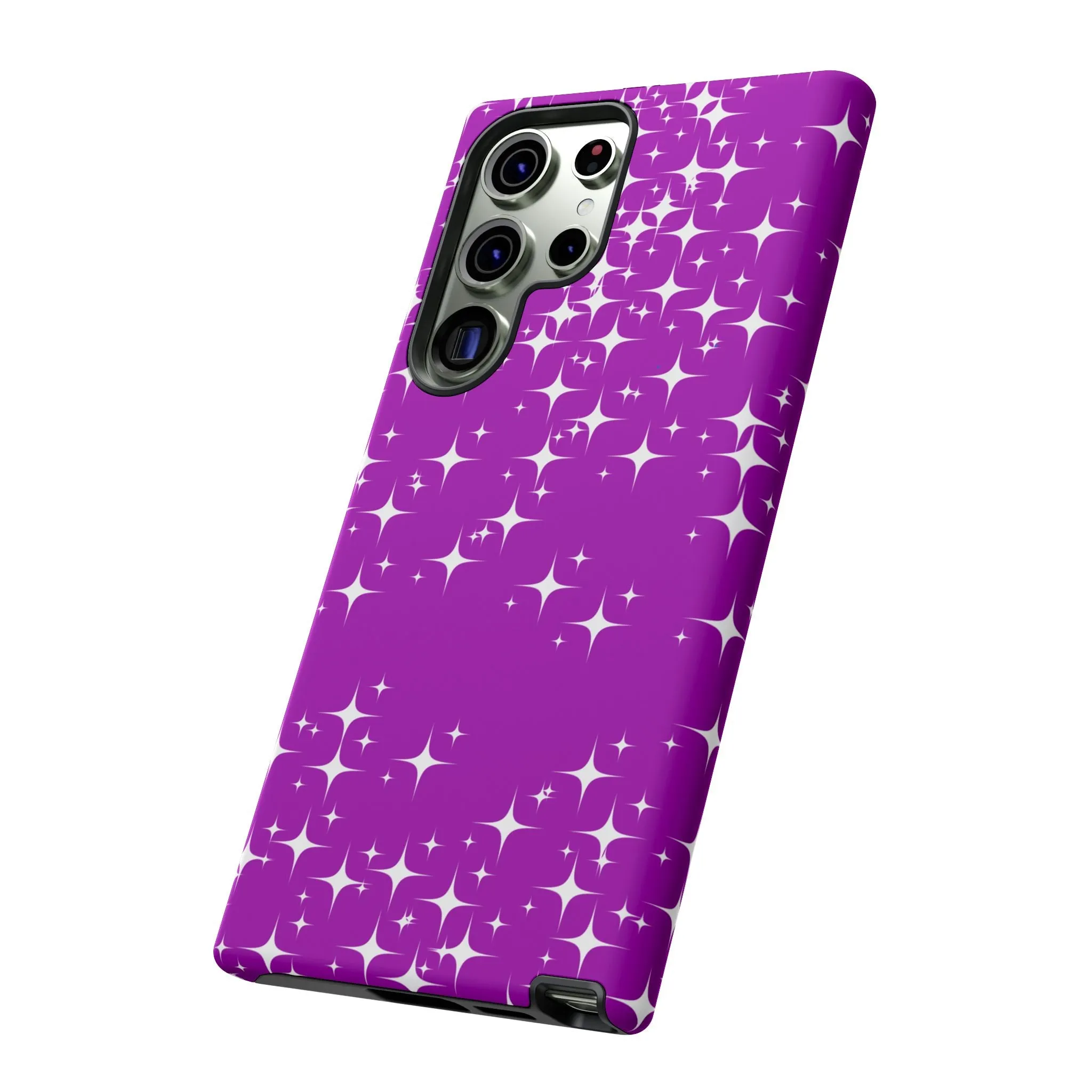 Purple Sparkling Samsung Galaxy Phone Case - Stylish Protection for All Occasions, Gifts for friends, Gifts for love ones, Gifts for colleagues