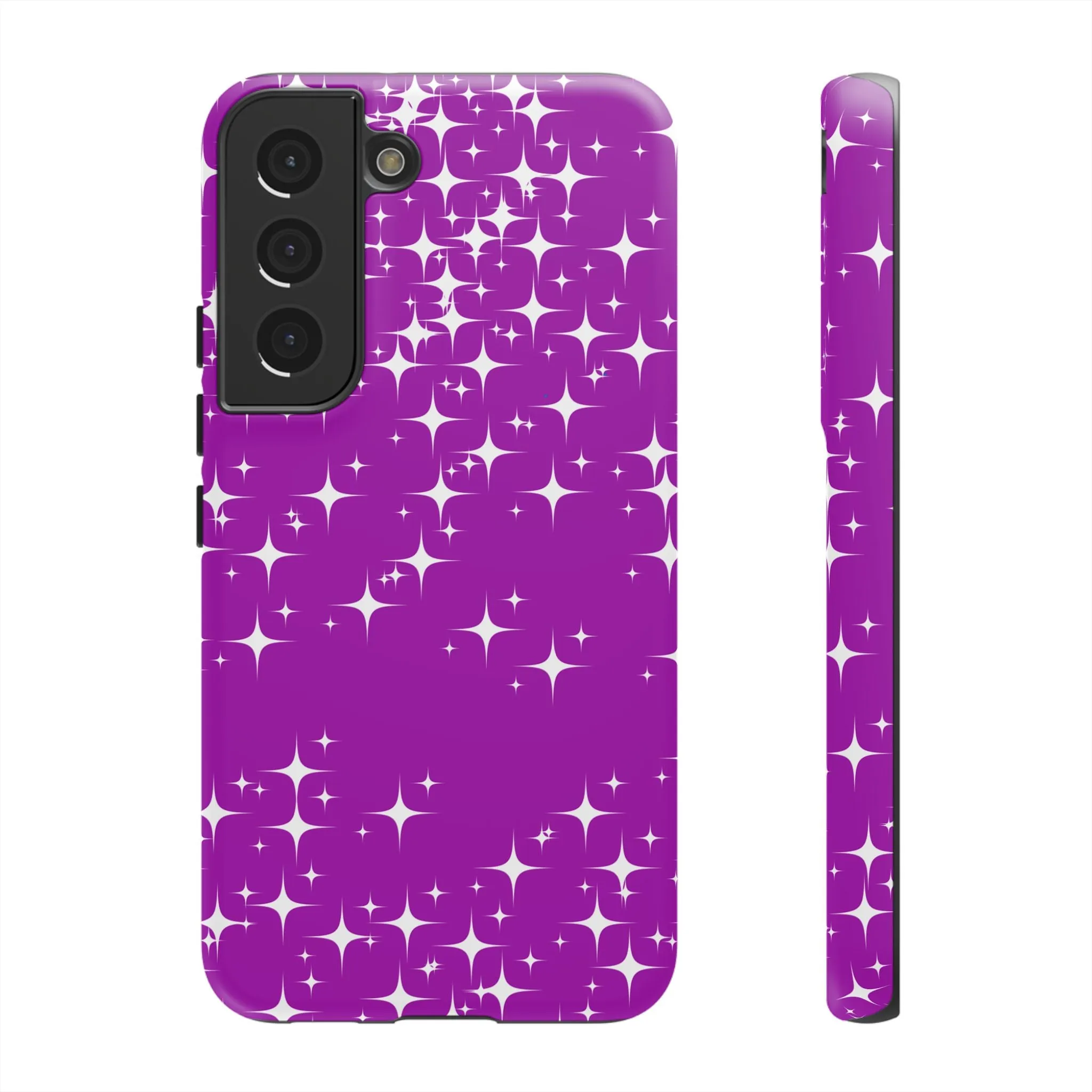 Purple Sparkling Samsung Galaxy Phone Case - Stylish Protection for All Occasions, Gifts for friends, Gifts for love ones, Gifts for colleagues