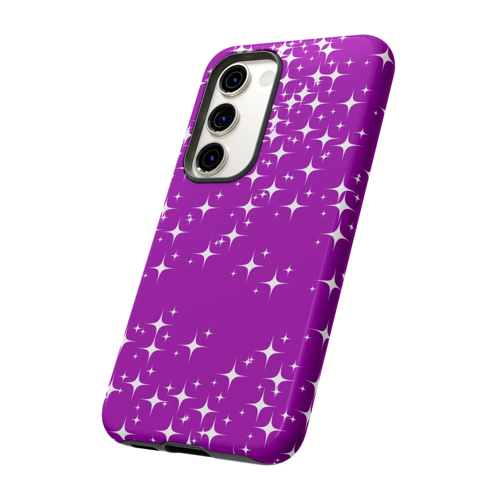 Purple Sparkling Samsung Galaxy Phone Case - Stylish Protection for All Occasions, Gifts for friends, Gifts for love ones, Gifts for colleagues