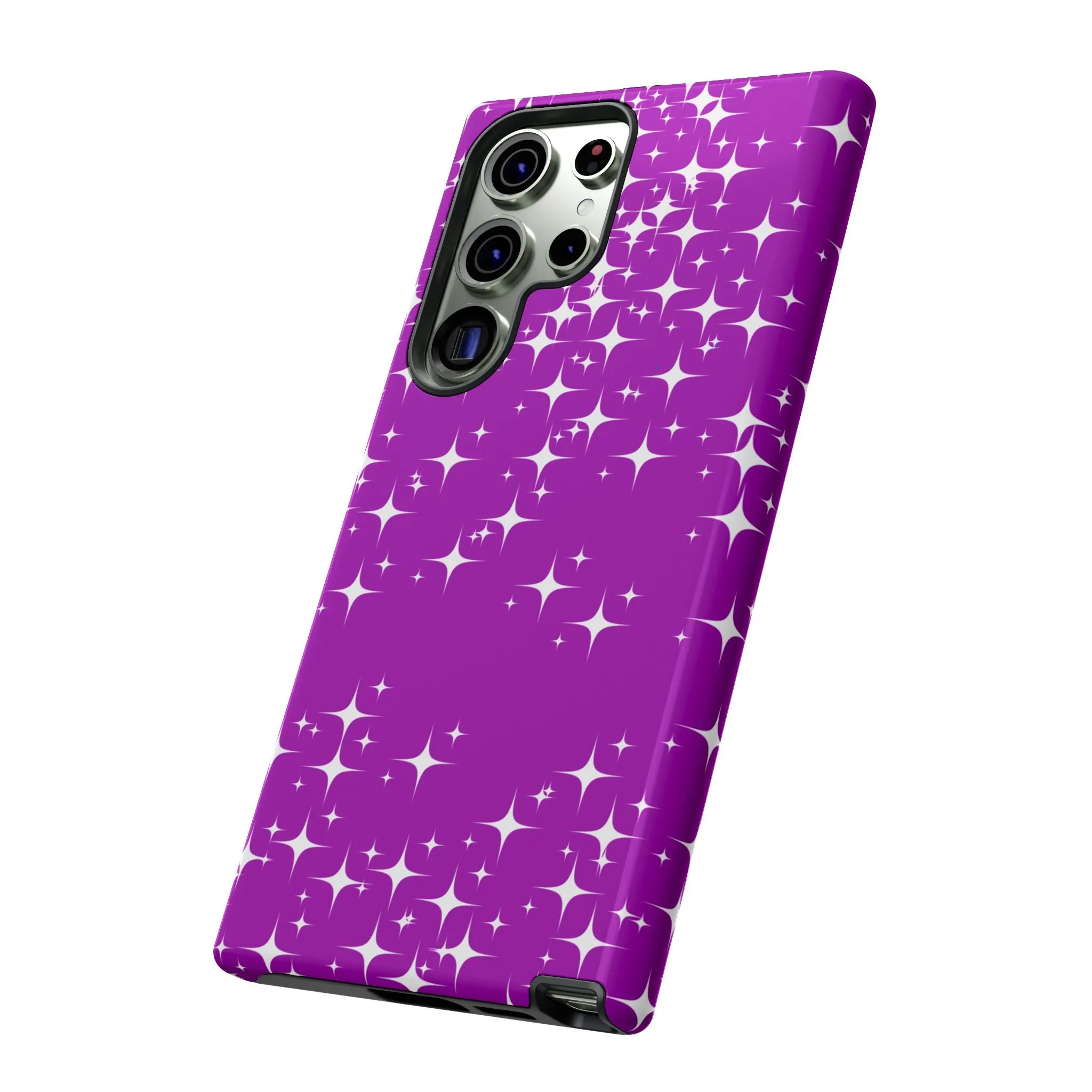 Purple Sparkling Samsung Galaxy Phone Case - Stylish Protection for All Occasions, Gifts for friends, Gifts for love ones, Gifts for colleagues